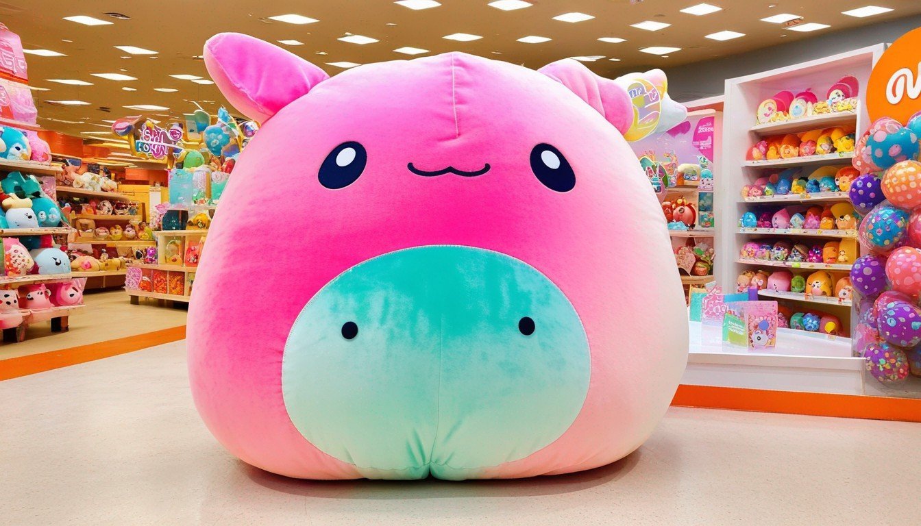 Squishmallow Joy at the Oxford B&M Store